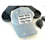 Vintage Life Trucker Hat Boat Docks and Flip Flops