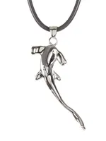 Blackjack Mens Jewelry Stainless Steel Hammerhead Shark Necklace
