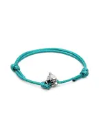O Yeah Gifts Dolphin Charm Bracelet, Turquoise String