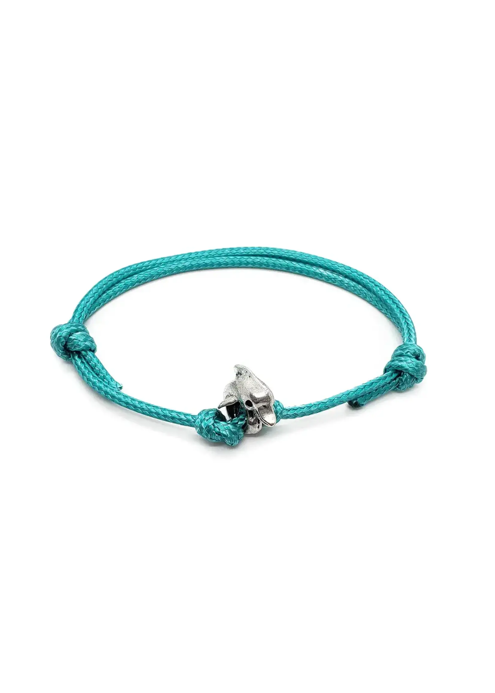 O Yeah Gifts Dolphin Charm Bracelet, Turquoise String