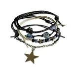 O Yeah Gifts Star Gaze Bracelets, Brown Strings