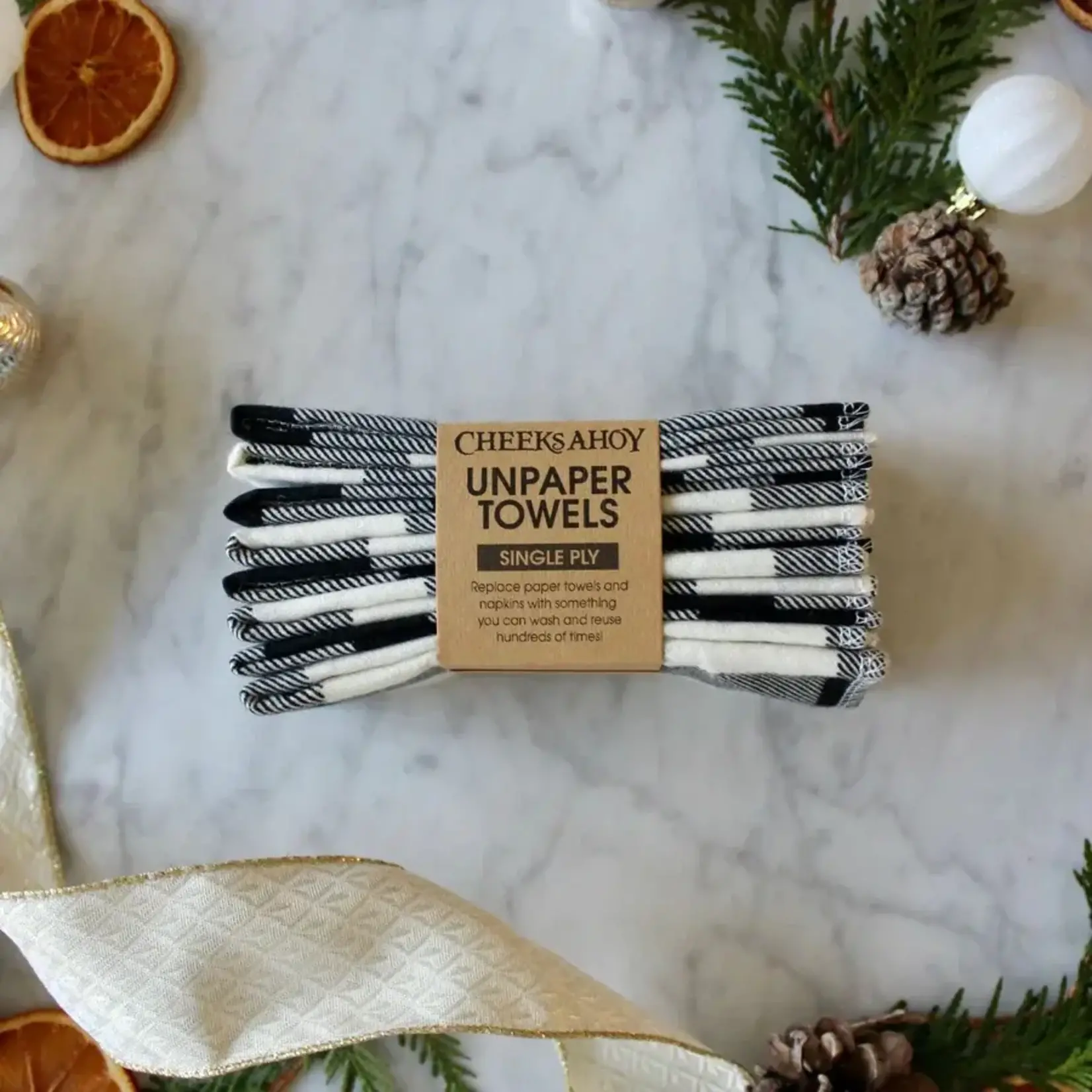 Cheeks Ahoy Unpaper Towels Single Ply
