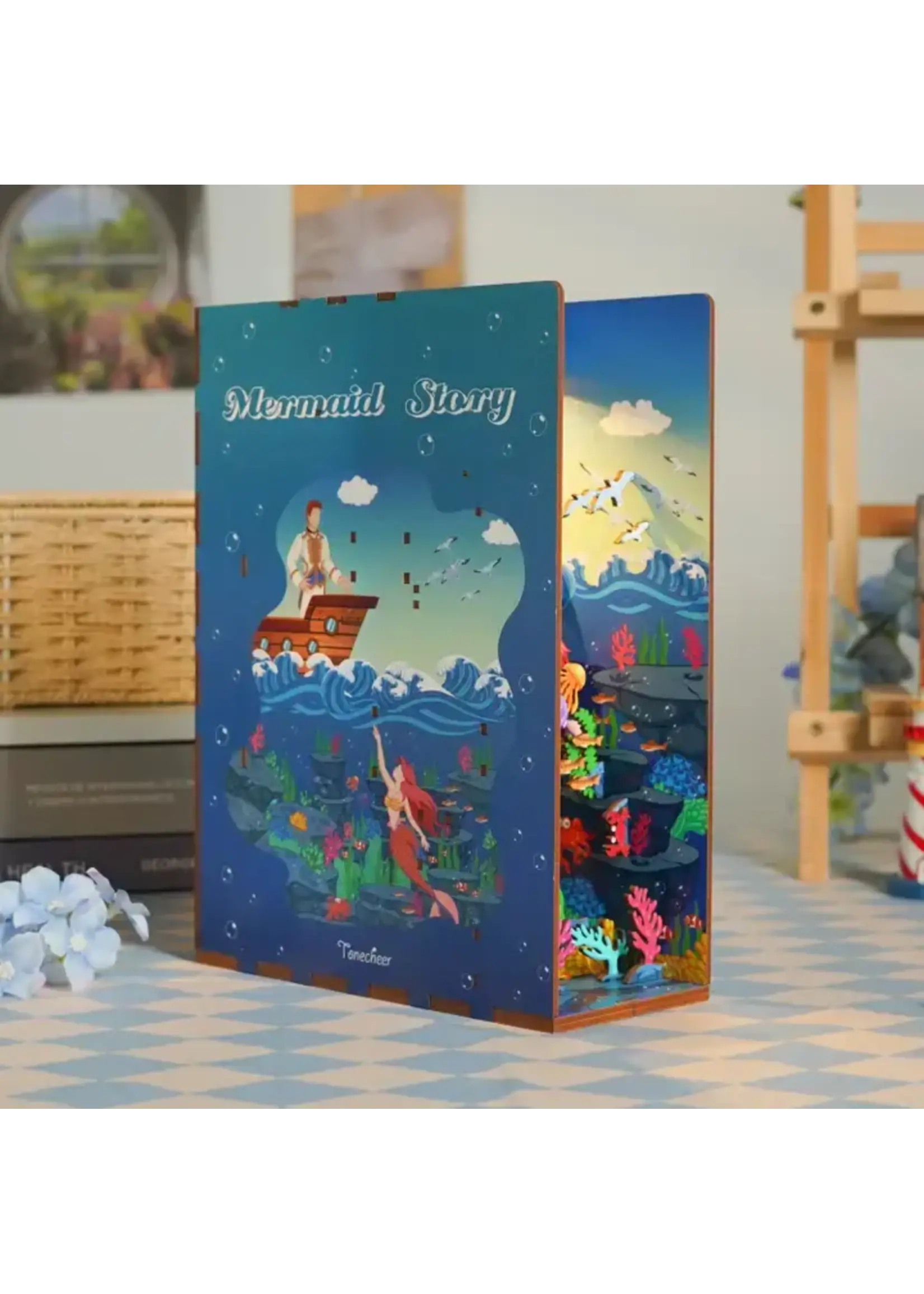 Hands Craft Miniature House Book Kit: Mermaid