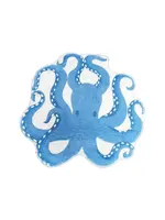 Beachcombers Blue Octopus Shaped Floor Mat Rug