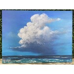 George Wilson Beach Clouds 1 Original Canvas Painting  24x18