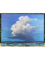 George Wilson Beach Clouds 1 Original Canvas Painting  24x18