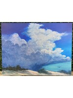 George Wilson Beach Clouds 3 Original Canvas Painting  24x18