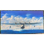 George Wilson Boatplane Original Canvas Painting  30x16