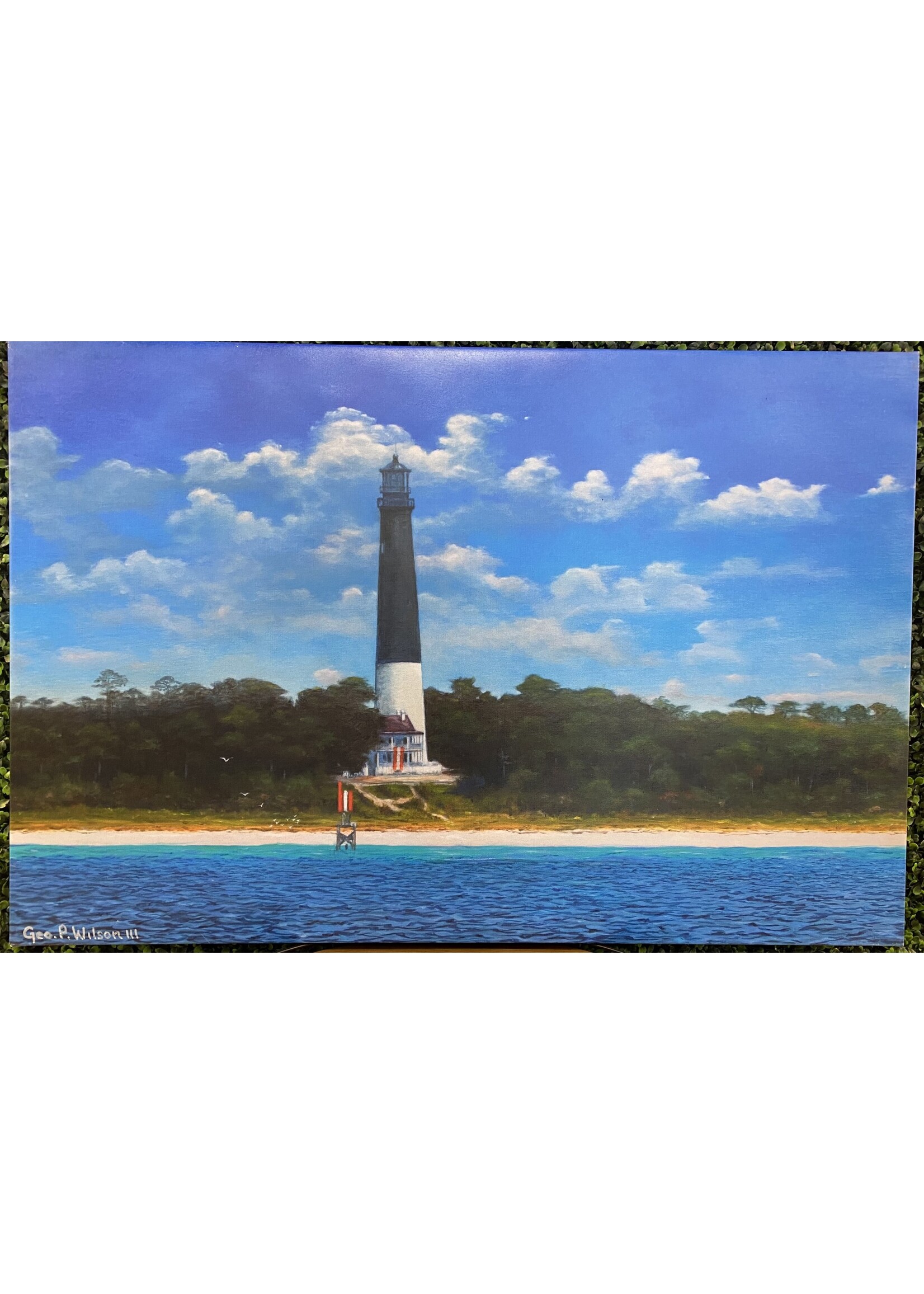 George Wilson Lighthouse Original Canvas Painting  36x24