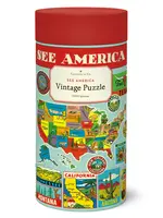 Cavallini Vintage Puzzle - See America