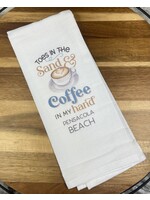 P. Graham Dunn Toes Sand Coffee PB Towel