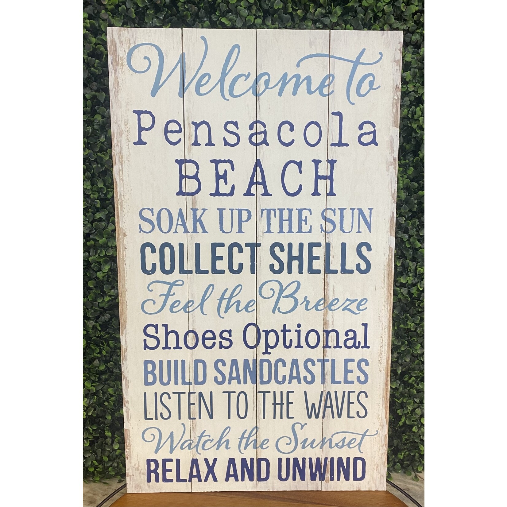 P. Graham Dunn Welcome to Pensacola Beach Sign