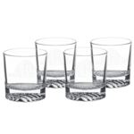 Prim In Proper Personalized Rocks Glass Set of 4