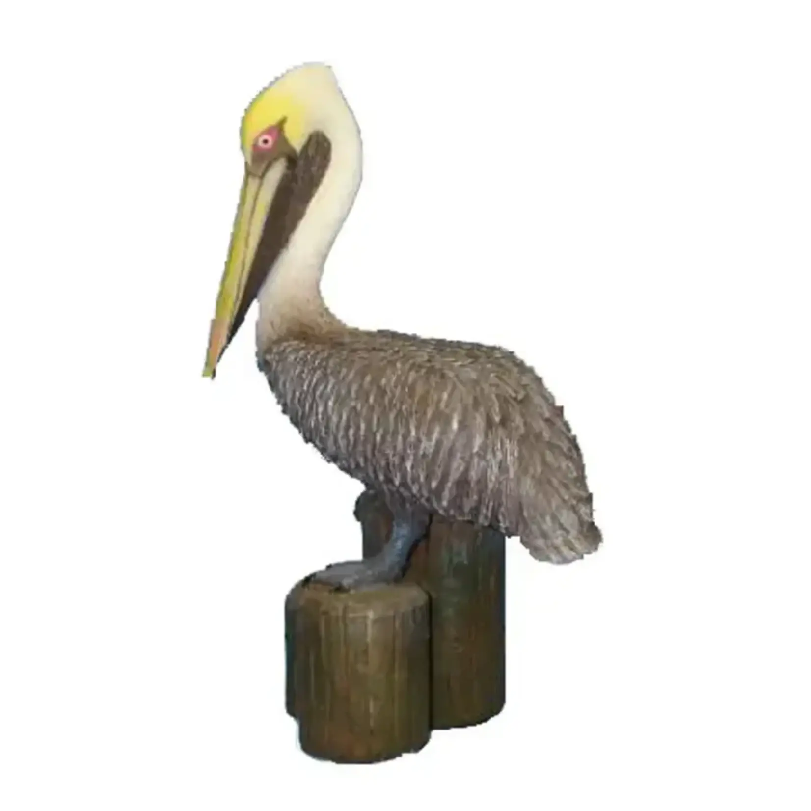 Sea Creations Brown Pelican on Post 8"