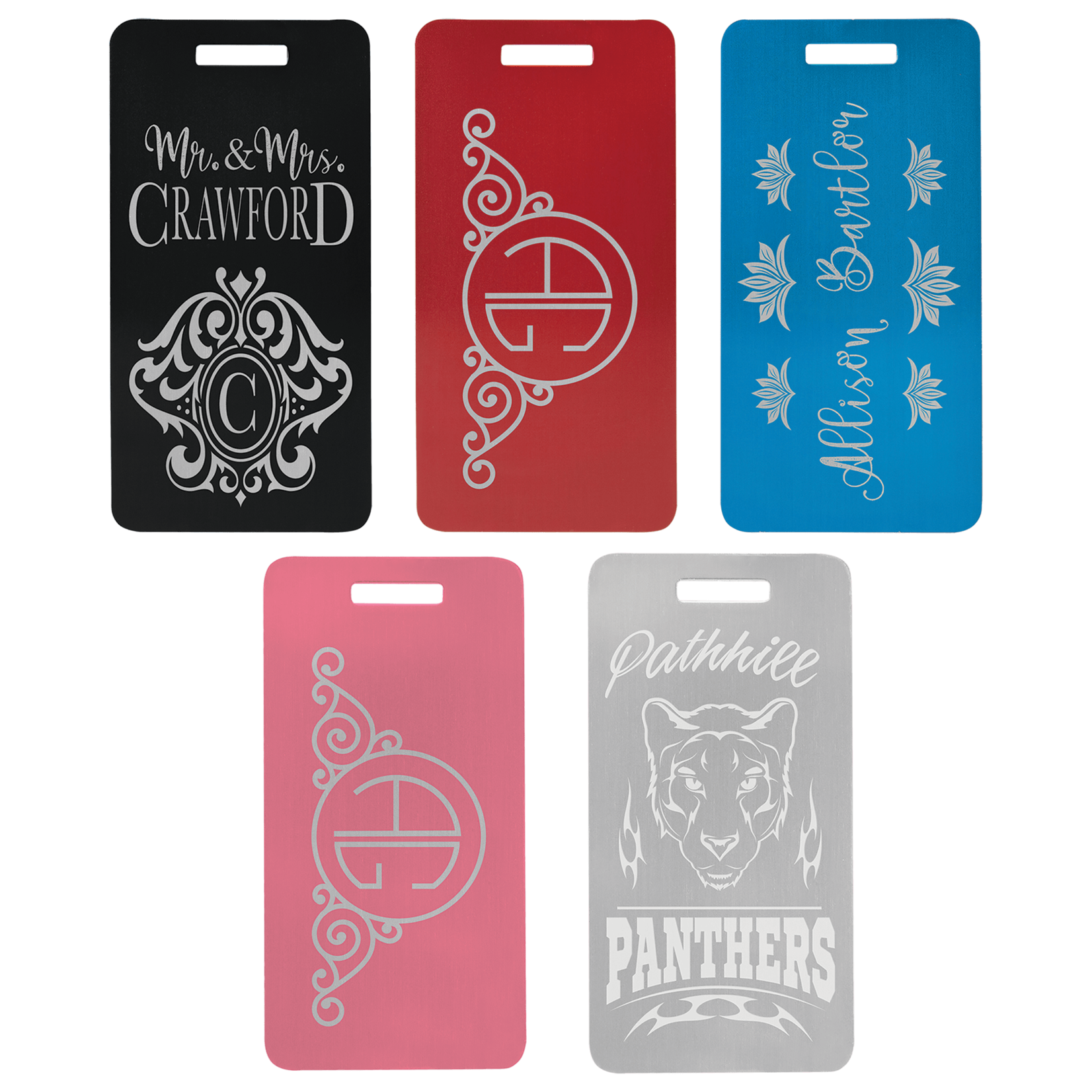 Prim In Proper Custom Engraved Aluminum Bag Luggage Tag