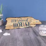 P. Graham Dunn Our Beach House Driftwood Sign