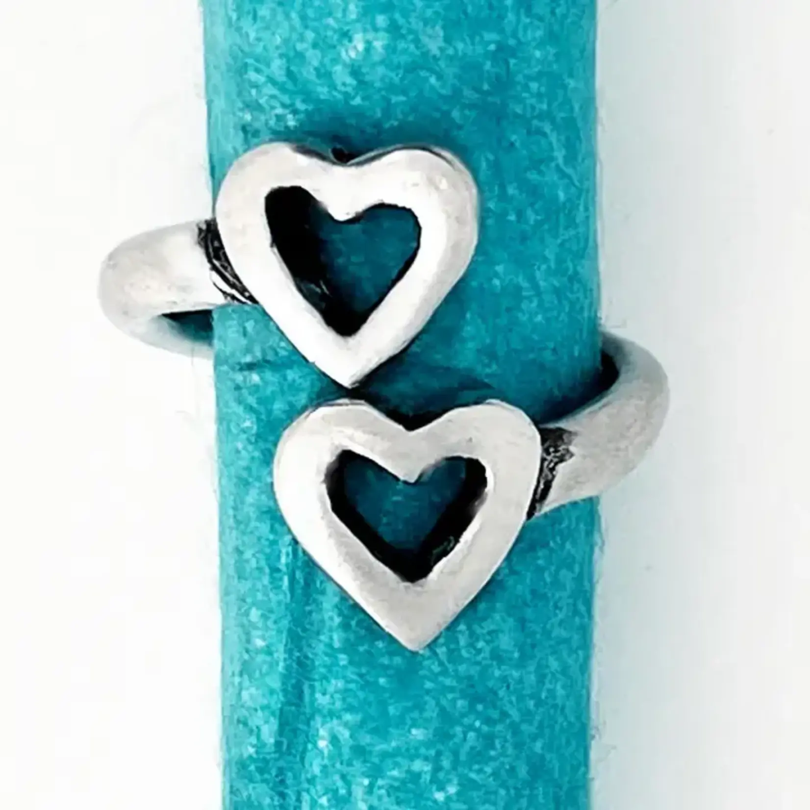 Basic Spirit Hearts Adjustable Ring