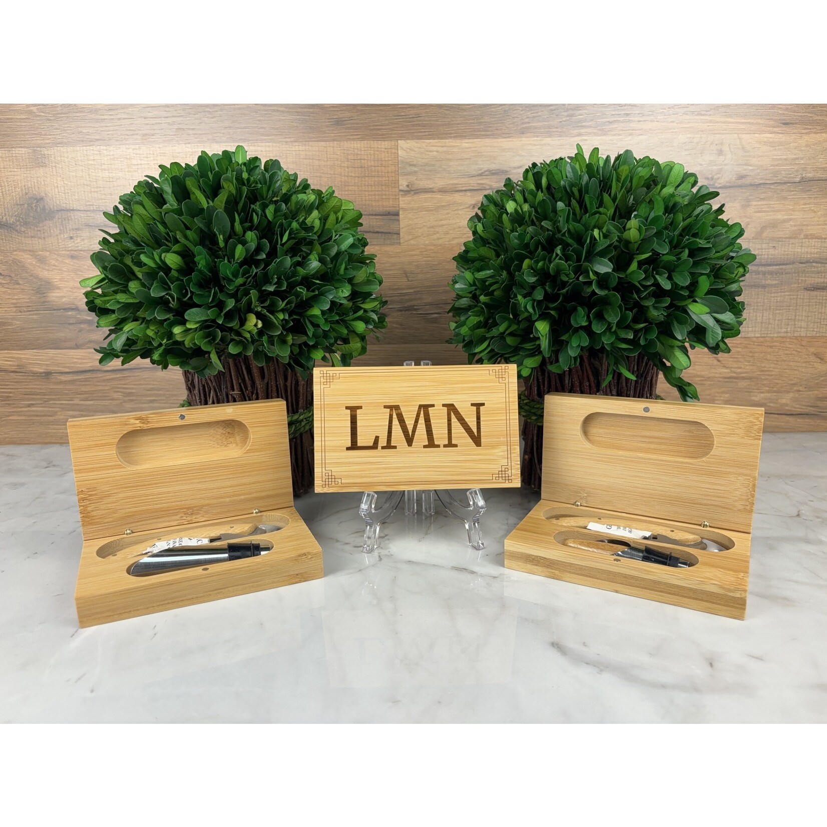 Prim In Proper Custom Engraved Bamboo Wine Bottle Opener Set 2 Piece