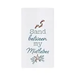 C&F Home Christmas Sand Between My Mistletoes - Kitchen Towel