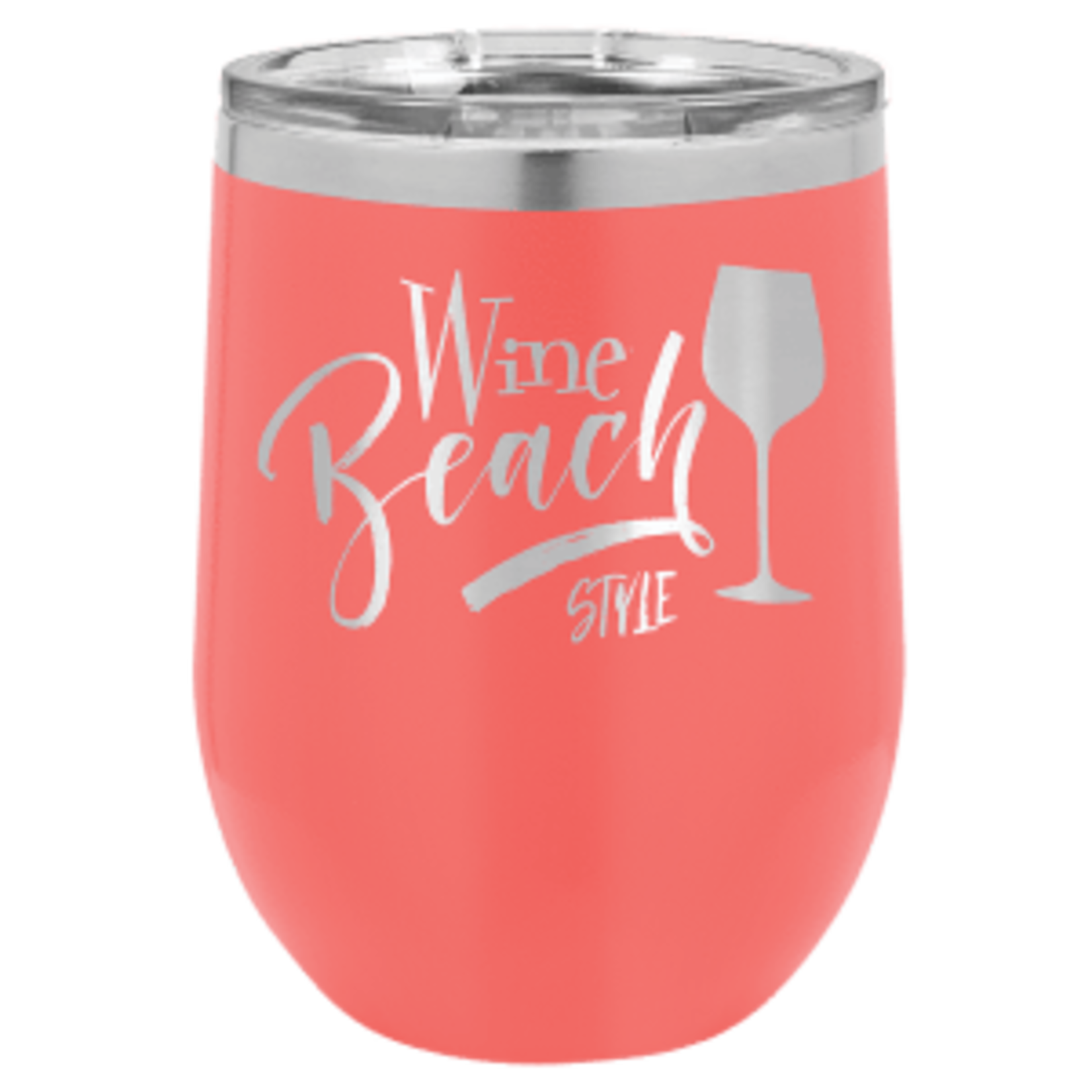 Prim In Proper Custom Engraved Wine Tumbler 12 oz