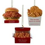 Kurt S. Adler Inc. Chicken Fillet Fast Food Ornaments