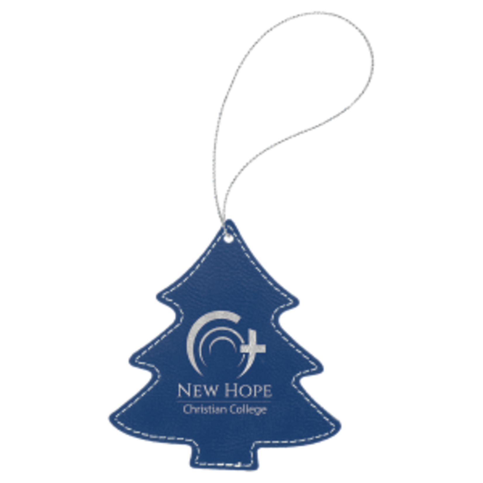 Prim In Proper Leatherette Tree Ornament