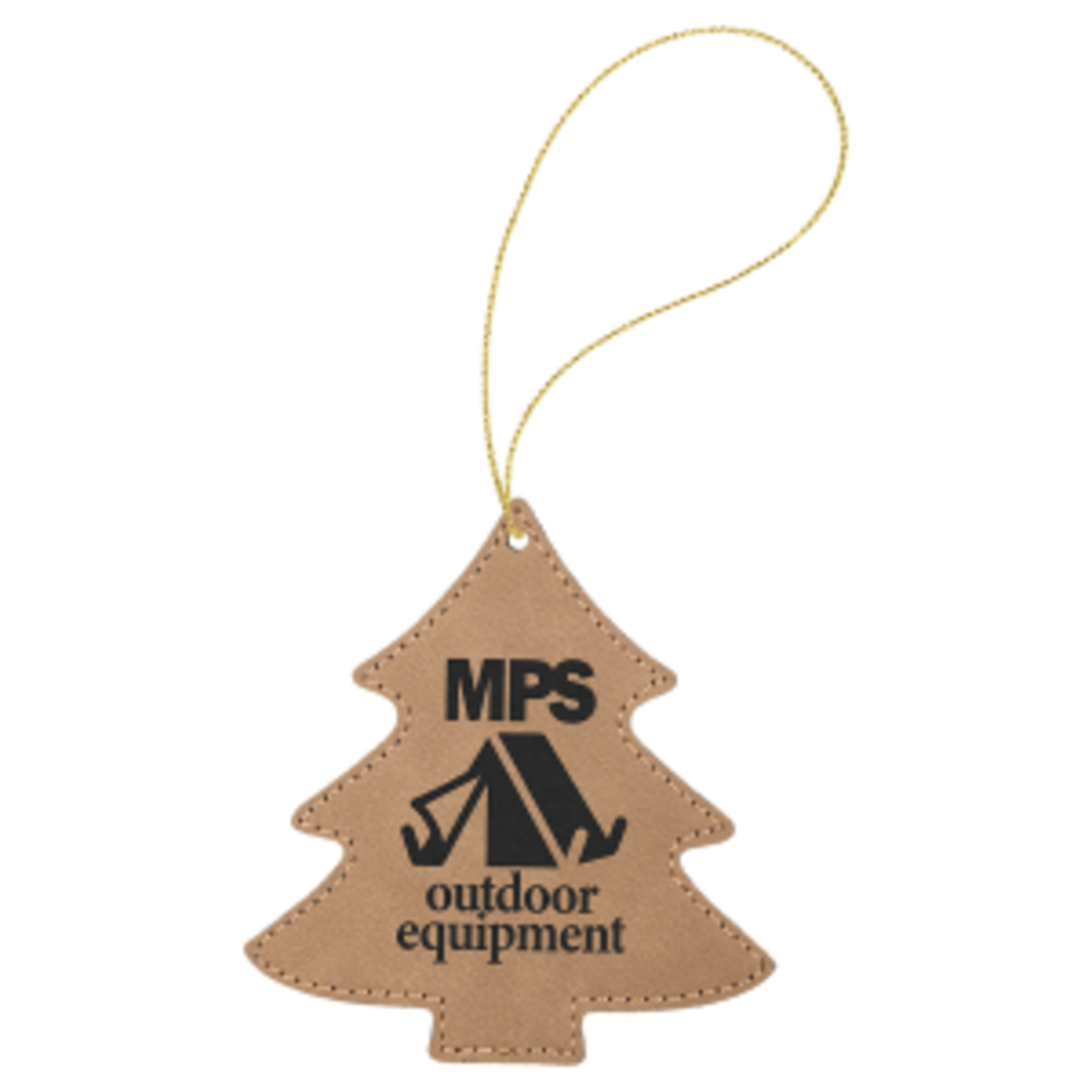 Prim In Proper Leatherette Tree Ornament