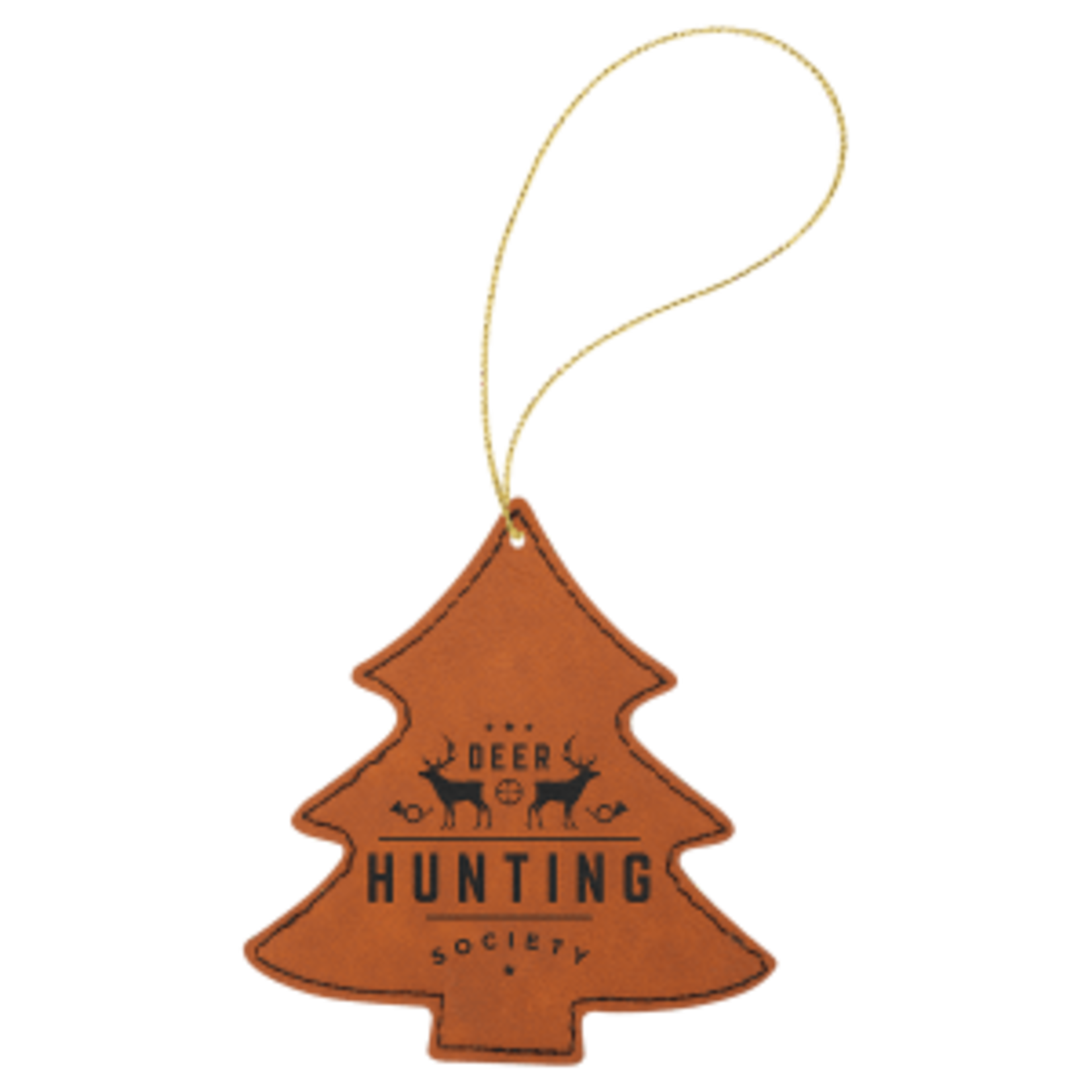 Prim In Proper Leatherette Tree Ornament