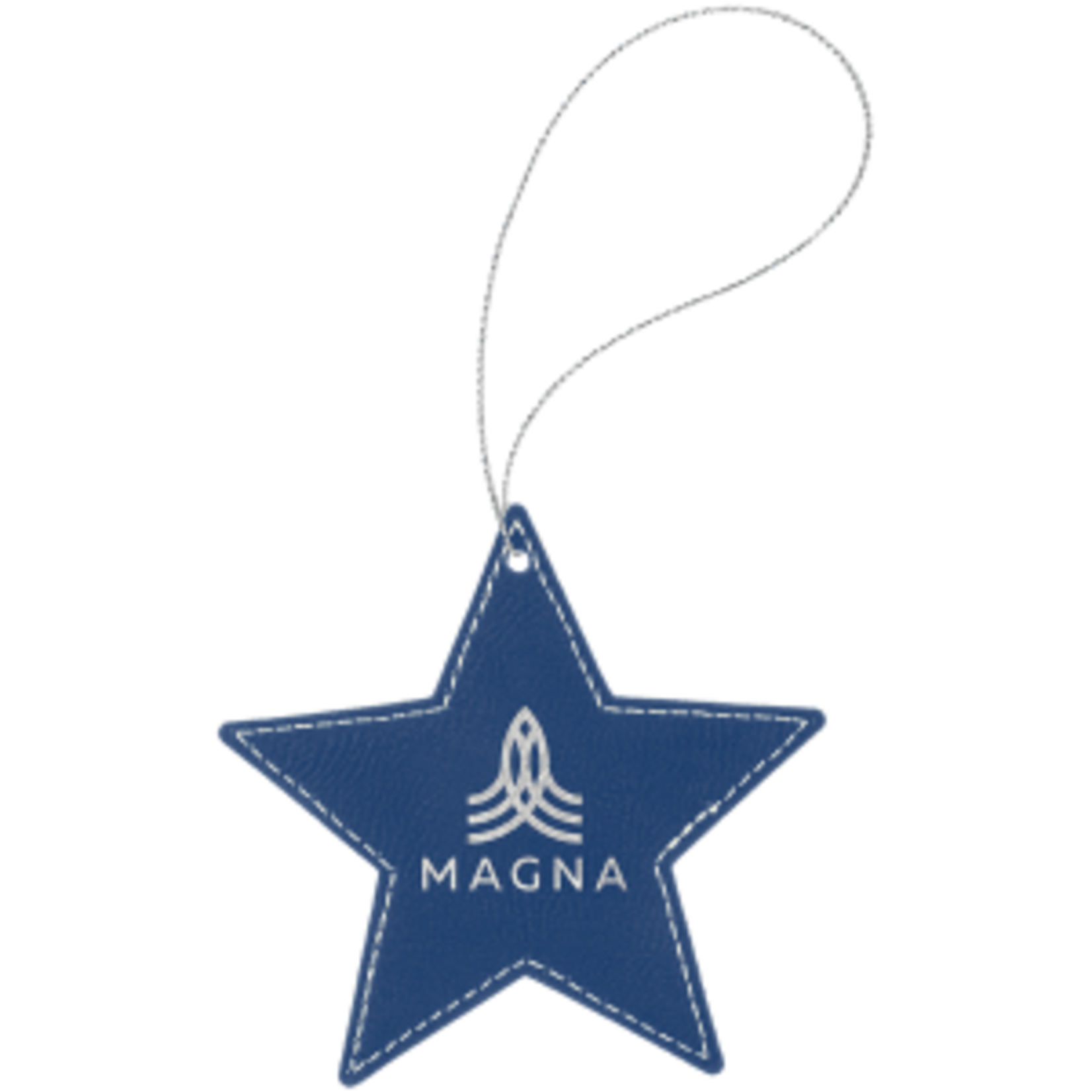 Prim In Proper Leatherette Star Ornament