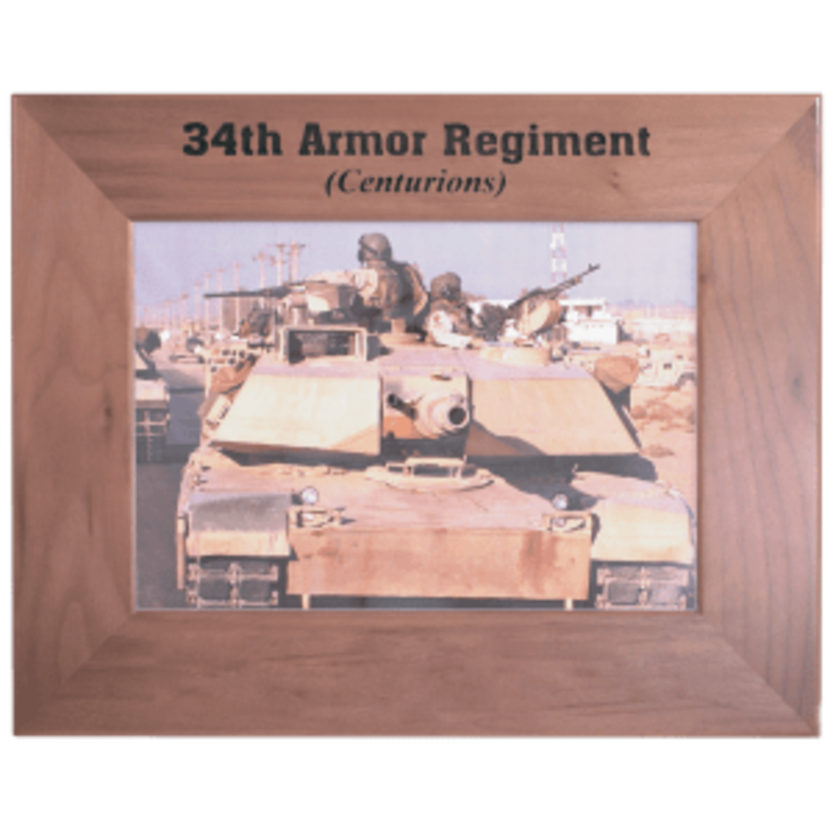 Prim In Proper Walnut Picture Frame