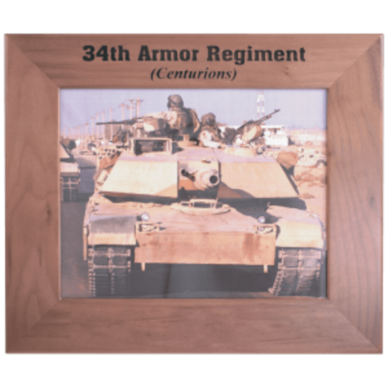 Prim In Proper Walnut Picture Frame
