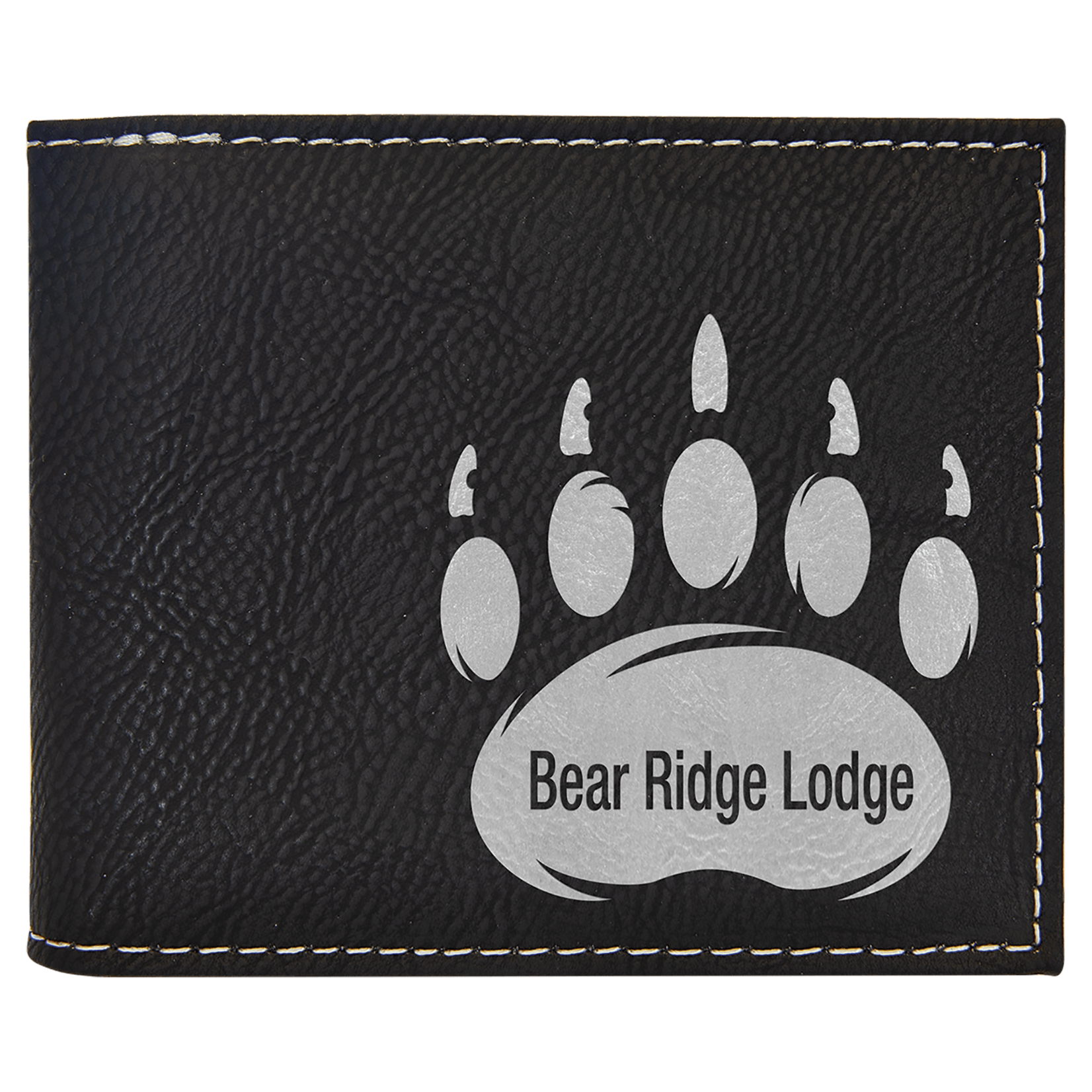 Prim In Proper Custom Engraved Bifold Wallet w/Flip ID
