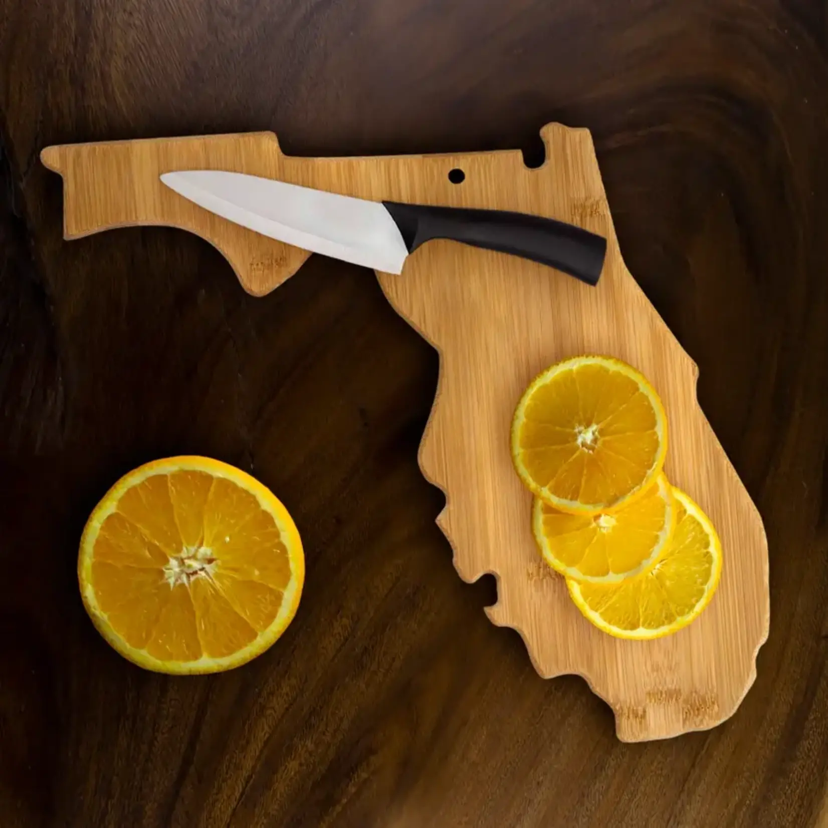 Totally Bamboo Custom Engraved Florida State Serving & Cutting Board