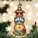 Old World Christmas OWC Ornament- Sand Snowman