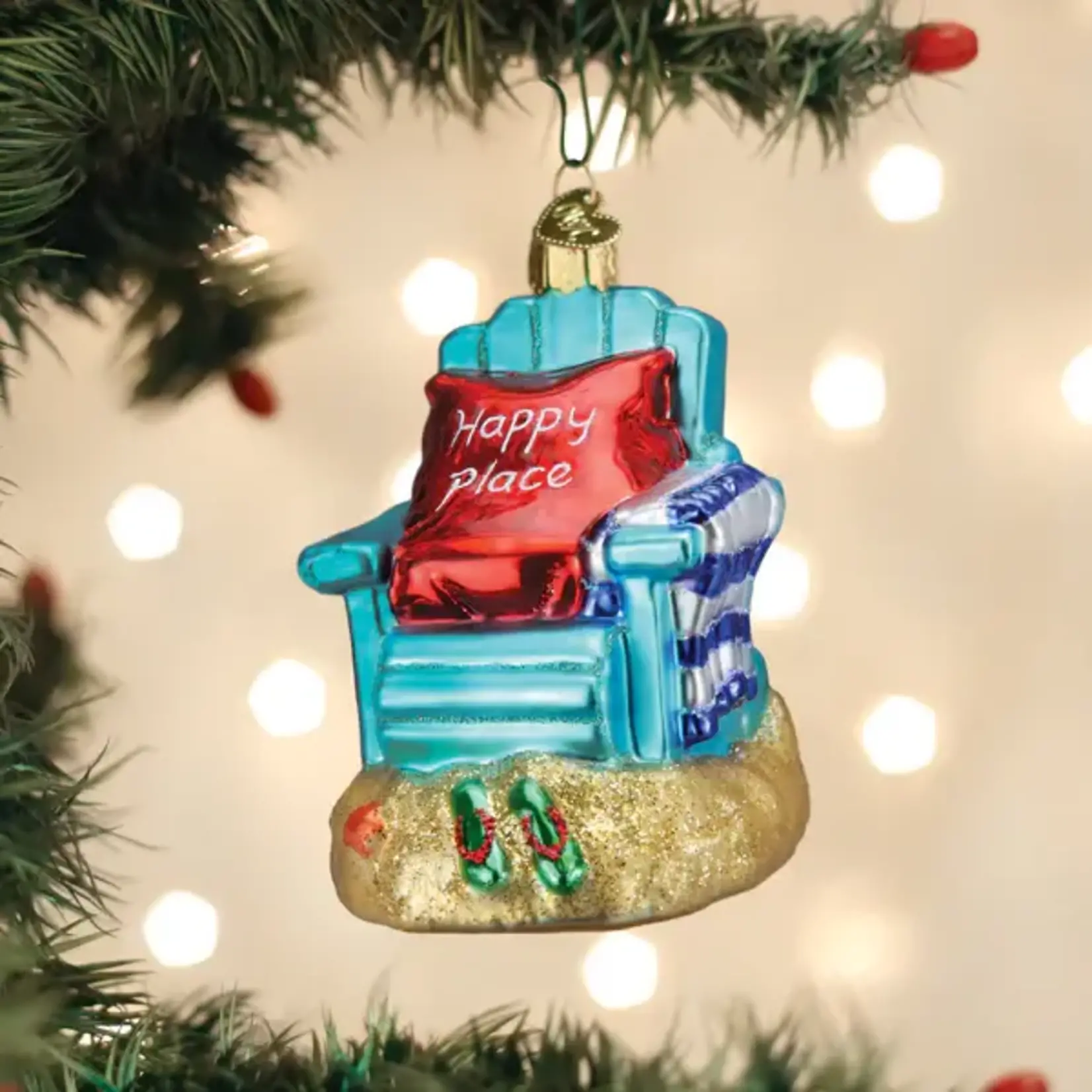 Old World Christmas OWC Ornament- Happy Place