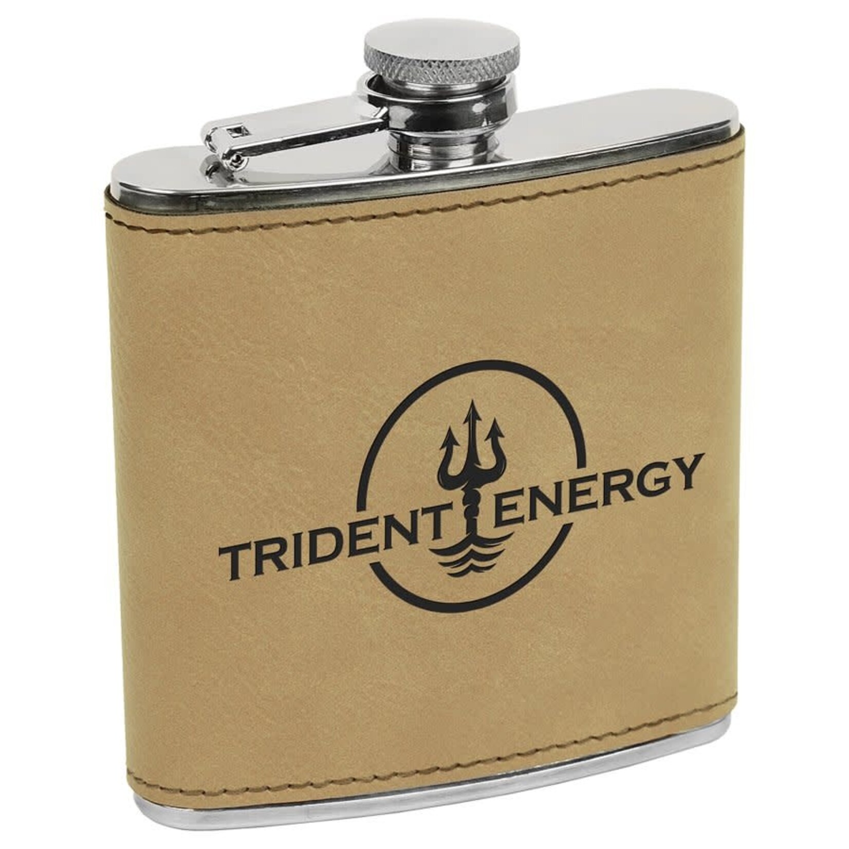 Prim In Proper Custom Engraved Leatherette Flask 6 oz