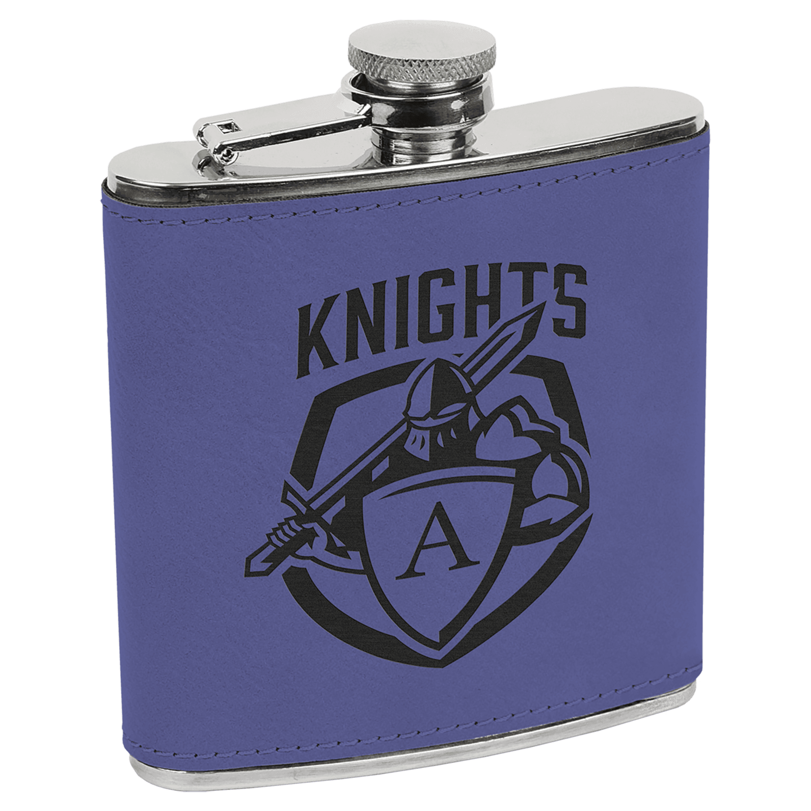 Prim In Proper Custom Engraved Leatherette Flask 6 oz