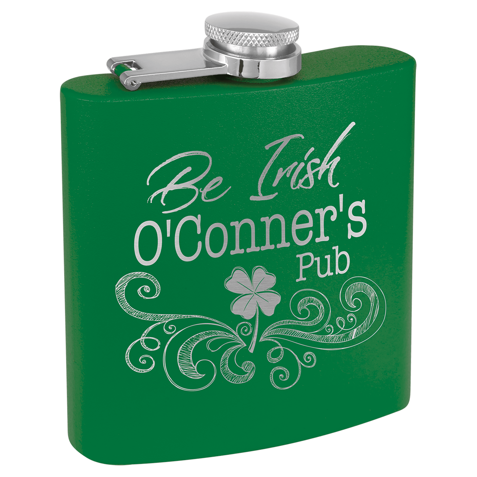 Prim In Proper Custom Engraved Stainless Steel Flask 6 oz
