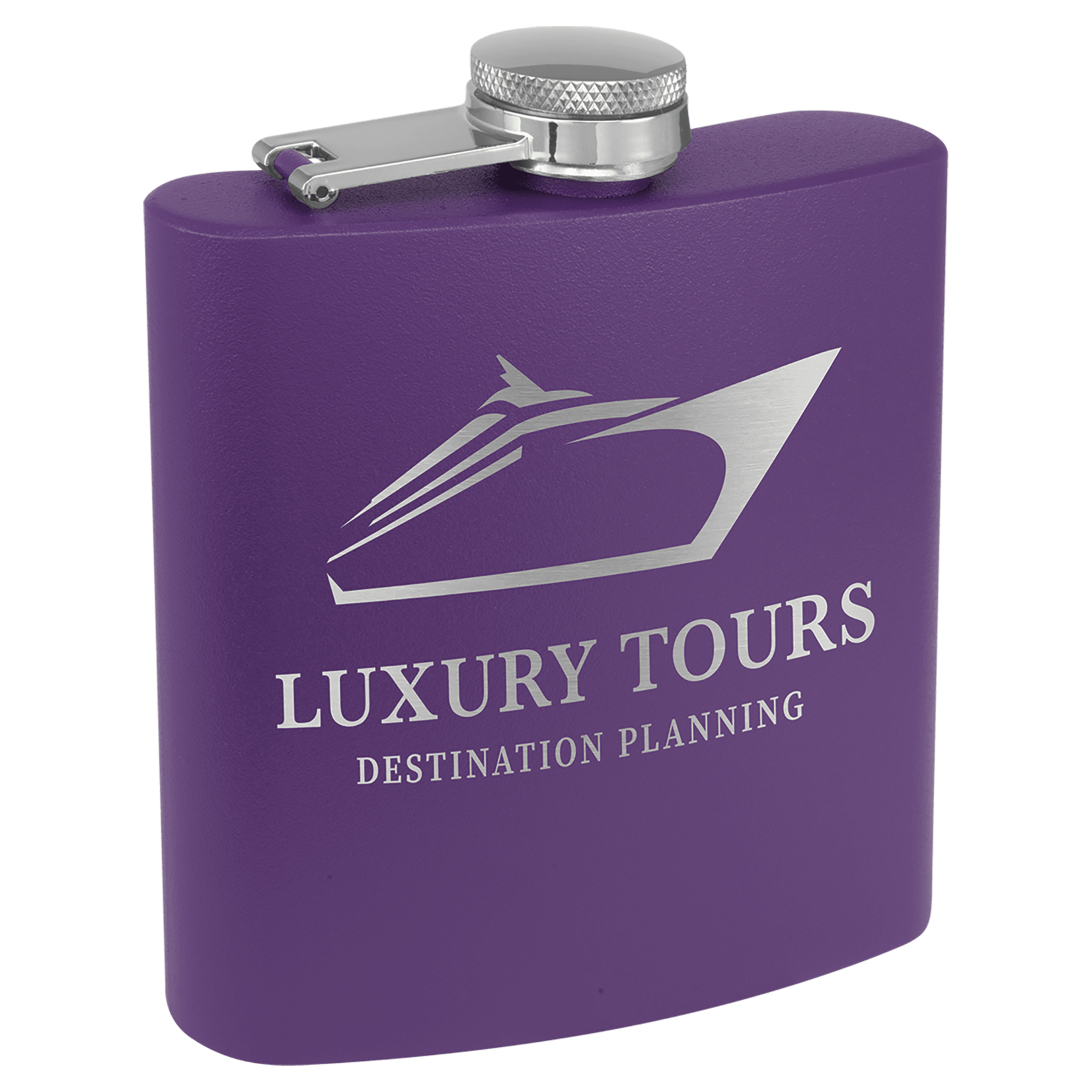 Prim In Proper Custom Engraved Stainless Steel Flask 6 oz