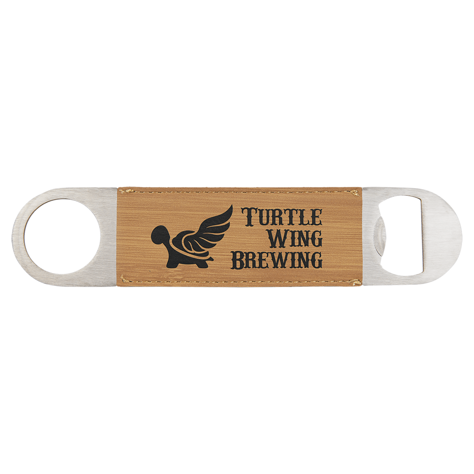 Prim In Proper Custom Engraved Bottle Opener - Leatherette Grip