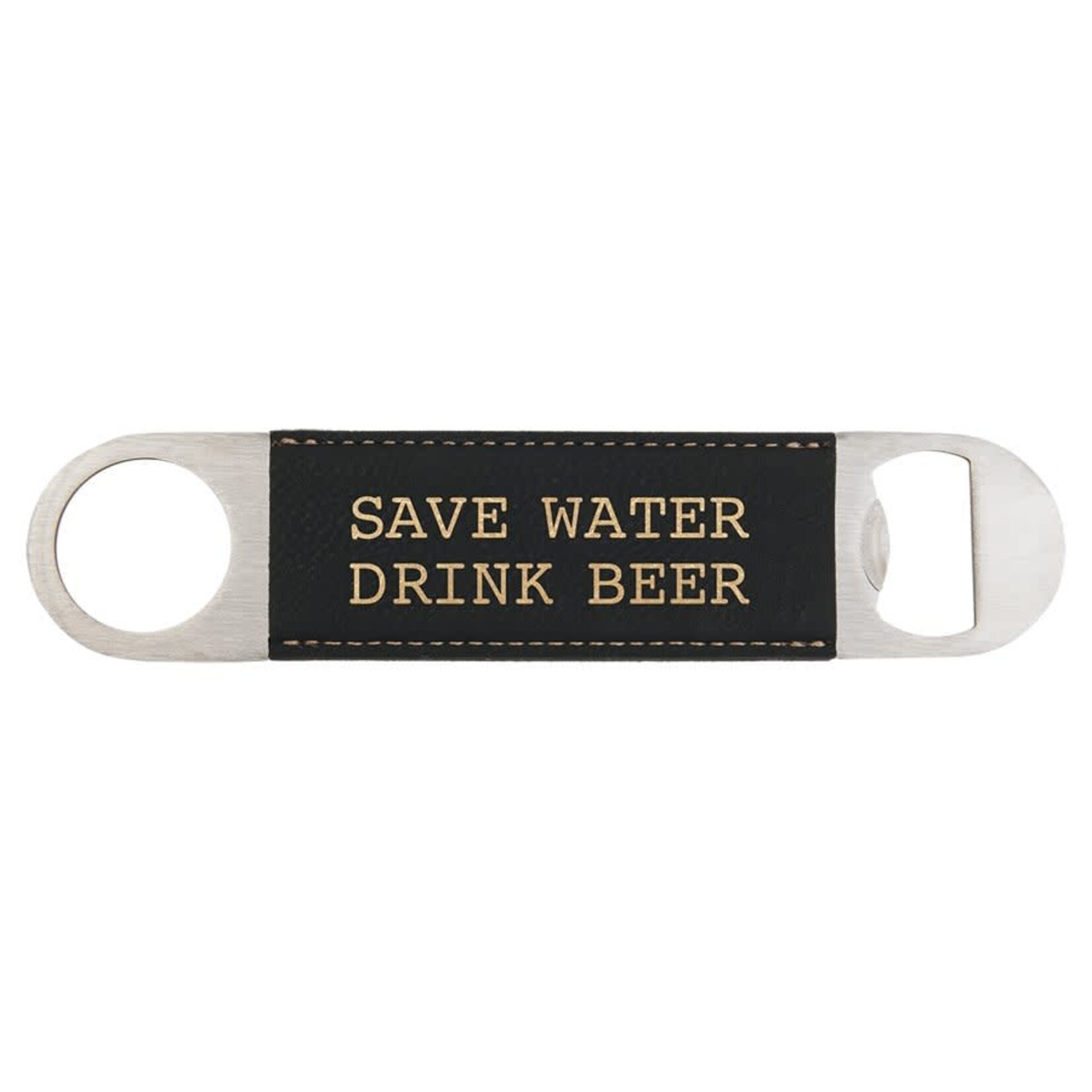 Prim In Proper Custom Engraved Bottle Opener - Leatherette Grip