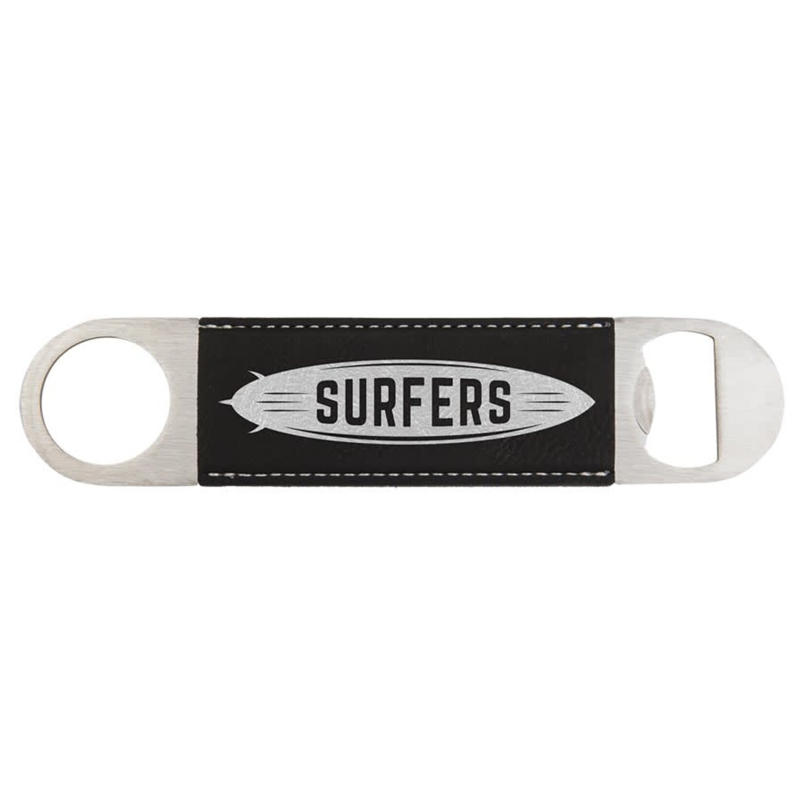 Prim In Proper Custom Engraved Bottle Opener - Leatherette Grip