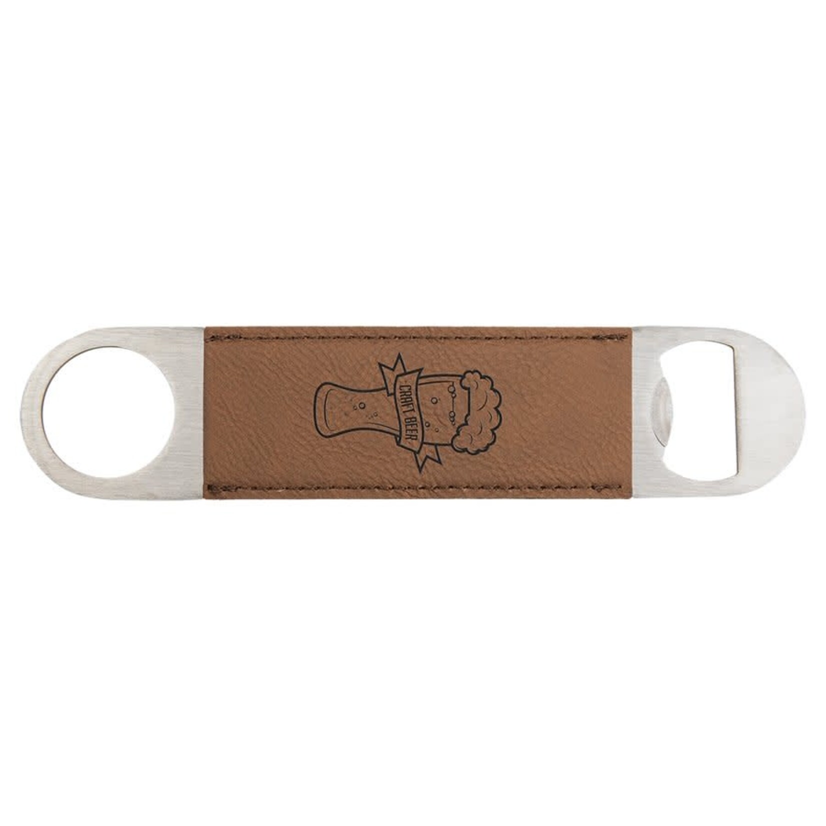 Prim In Proper Custom Engraved Bottle Opener - Leatherette Grip