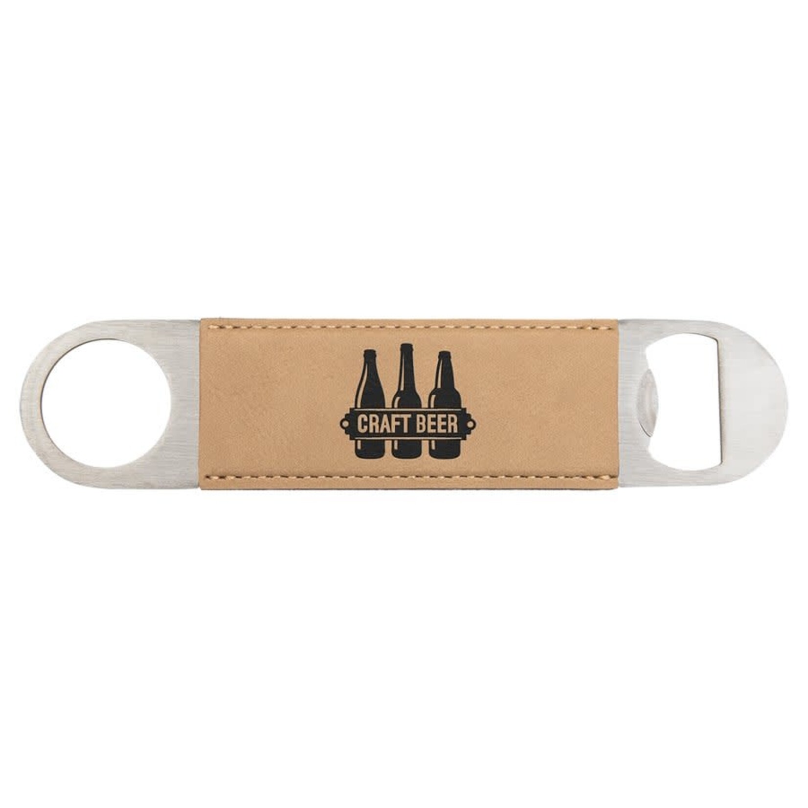 Prim In Proper Custom Engraved Bottle Opener - Leatherette Grip