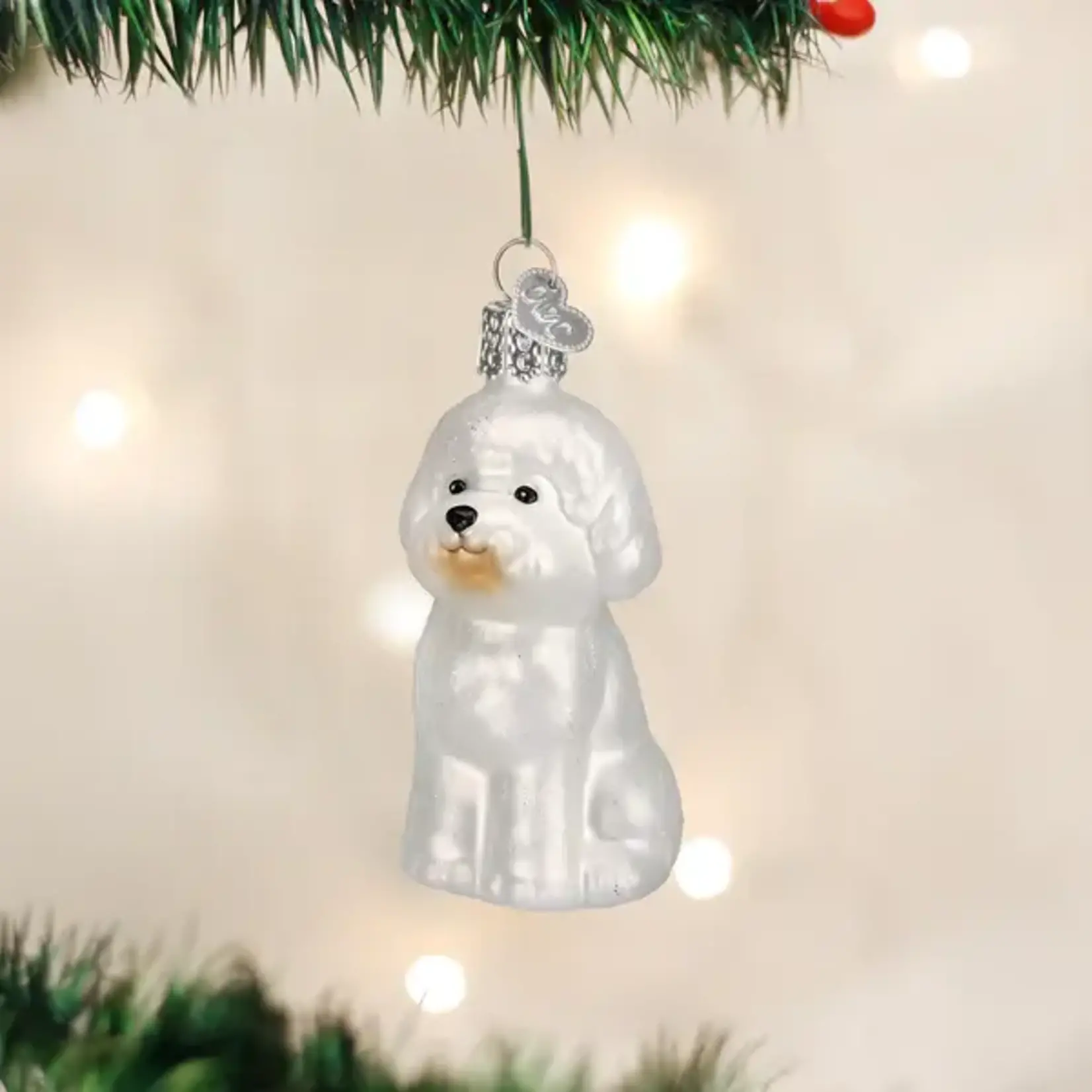 Old World Christmas OWC Ornament- Bichon Frise