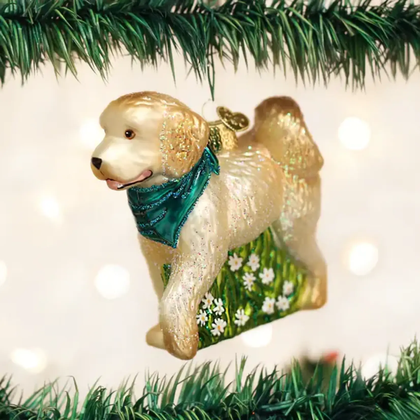 Old World Christmas OWC Ornament- Doodle Dog