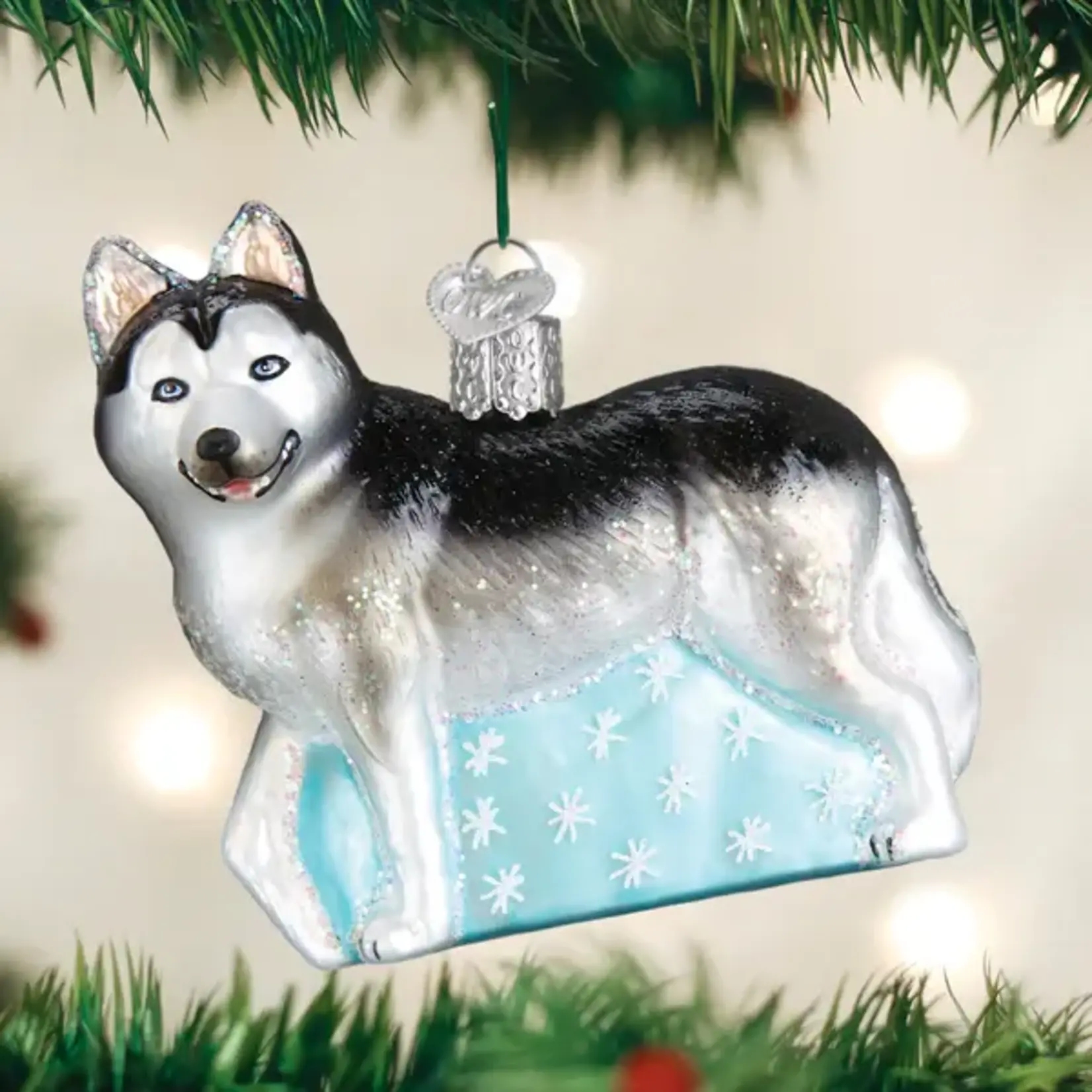 Old World Christmas OWC Ornament- Siberian Husky