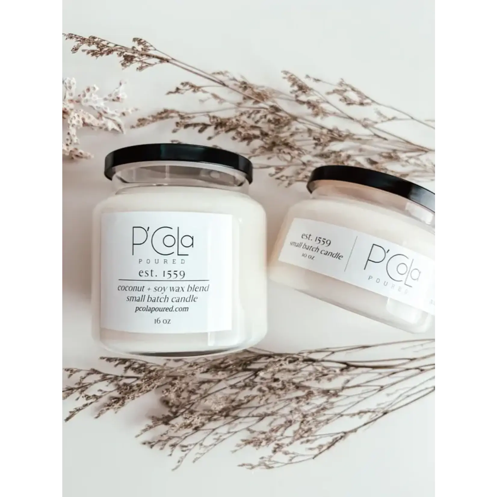 P'Cola Soap Co. Est. 1559 Candle 10oz