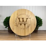 Prim In Proper Bamboo Lazy Susan 14”