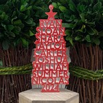 Prim In Proper Custom Name Snow Tree